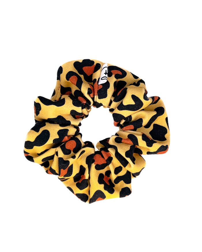 Bawełniana gumka do włosów w cętki Leo